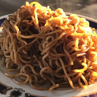 プラスりんごジュースでさらに美味しくなる焼きそば